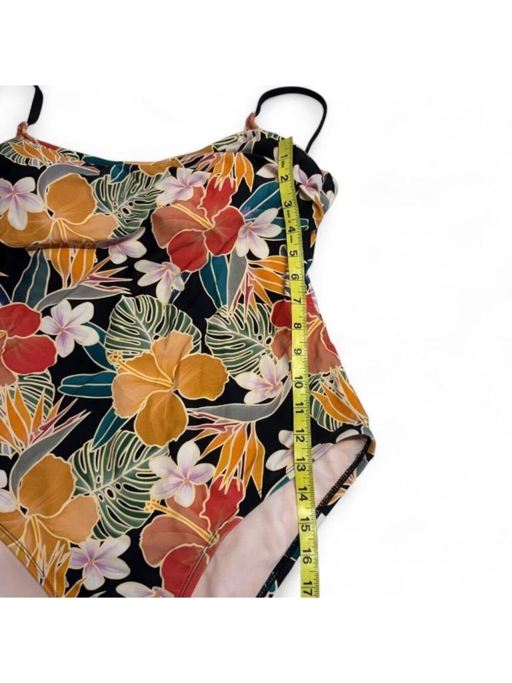 Hurley Tropical One Piece Swimsuit Women's XXL Summer Pool Vacation Beach Cruise - Picture 7 of 7